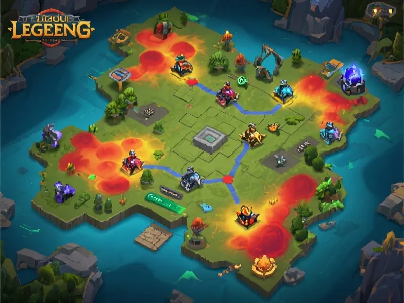 英雄联盟战术分析热力图