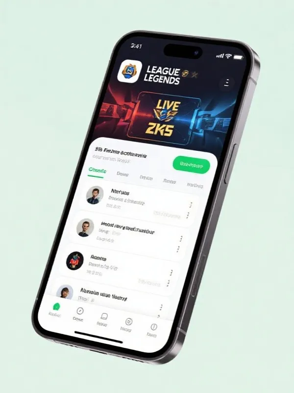 官方赛事App展示